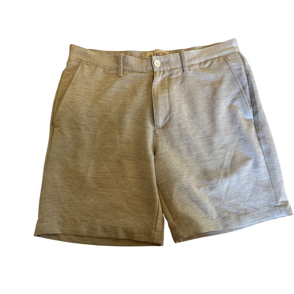 Original Penguin Mens Chino Golf Shorts 32 Gray Heather Preppy Outdoor Old Money